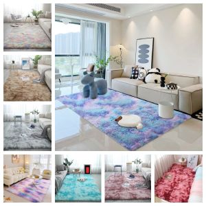Tie-dyed Carpet 60x120CM Super Plush soft art Rugs for Dining Room Floor Home Bedroom Carpet