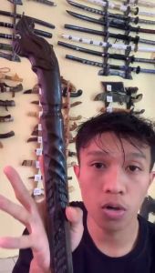 Tongkat Komando Ukir Naga