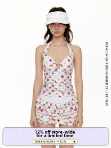 betweenand | Bộ Bikini Halter In Trái Cây Mùa Hè