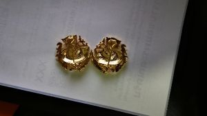 เข็มกระทรวงมหาดไทย ติดปกเสื้อ ( ขนาดใหญ่สุด 3 เซนติเมตร ) ไม่เคลือบ