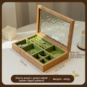 NORDIC MORE | Elegant Solid Walnut Jewelry Storage Box