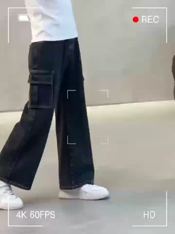 Pants For Kids Boys Loose Jeans Fashion Cargo Childrens Light Blue Jogging Pants
