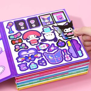 Clow M Magnetic Quiet Book New Arrival Girl Toy Kids Magnetic Stickers Iron Handmade Stickers Magnetic Quiet Book