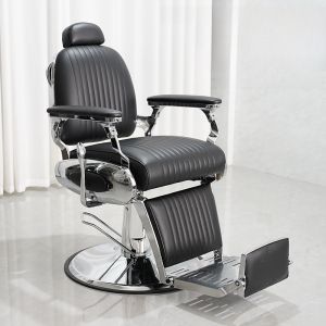 Retro Oil Head Chair Adjustable Hairdressing Chair Barber Shop Professional Mens Shaving Facial Care Chair