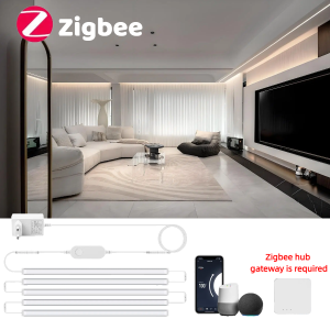 Smart Zigbee 3.0 WiFi LED Bar Light Tube Integrated Lighting 30/40/50CM Work With Zigbee Hub Gateway Alexa Google Home Echo Plus