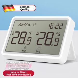 High Precision Digital Wall-Mounted Indoor Temperature and Humidity Meter