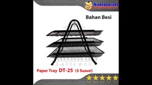 Document Tray Besi 3 Tingkat DT 25 Joyko / Rak Dokument Kertas File 3 Susun DT-25 Kantor