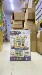 [KST] Mainan Dapur Kitchen Set Anak Simulasi Wastafel Asap Lampu Kado Ulang Tahun Anak Perempuan