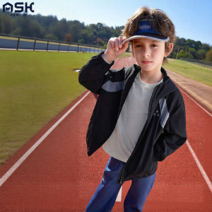Ask Junior | Breathable Sunscreen Boys Hooded Jacket