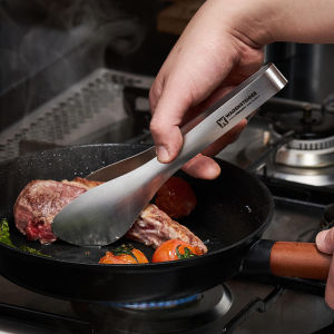 Thickened Stainless Steel 304 Food Clamp Japanese Style Home Use Cooking Steak Pan Clamp Baking Tool for Grilling And Cooking