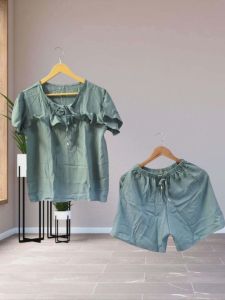 KRIS TERNO SHORT PLAIN FREESIZE FOR WOMEN