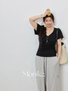 MONIKADM | Áo Thun Tay Ngắn Dành Cho Người Mập Slimming