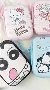 [LMR-O] POUCH JUMBO Persegi Panjang Karakter Kuromi Lotso Melody Dompet Pouch Penyimpanan Headset Handsfree Charger Kabel