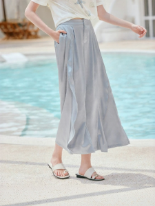 XIANGYING | Flowy Loose Thin Trousers