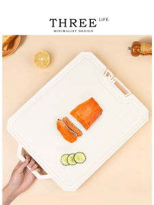 Tlife Orphan Double-Sided Stainless Steel Kitchen Chopping Board Anti-Bacterial Mold-Proof Rectangular Home Use Cutting Board