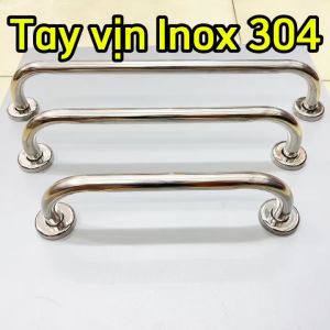 Tay Vịn Nhà Tắm Inox Sus304 Không Gỉ Sét Hỗ Trợ Người Lớn Tuổi Có Nhiều Kích Thước 30 Cm - 40 Cm - 50 Cm