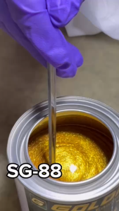 GOLDMAX SG สีทองสวิสอะคริลิค สำหรับทาภายใน-ภายนอก ขนาด 200 กรัม