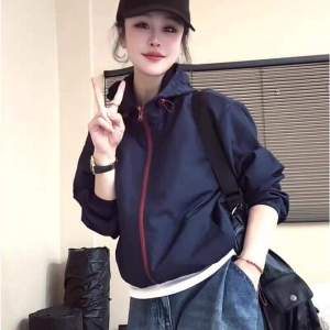 Hooded Cord Long Sleeve Lightweight UV-Protected Outdoor Jacket