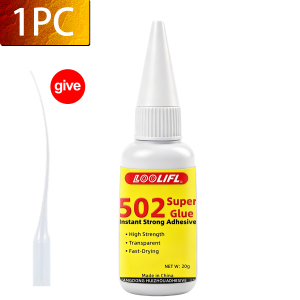 New Super Glue 502 High Strength Quick-Drying Cyanoacrylate Adhesive For Leather Rubber Wood Metal Strong MultiPurpose Glue Tool