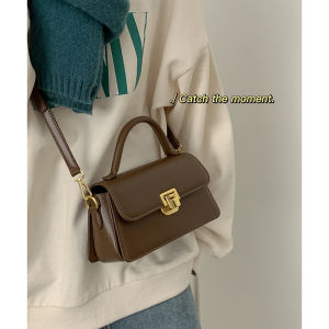 Vintage Tote Womens New New Arrival Trendy Fashion Retro Small Square Bag South Korea Minority All-Match Ins Messenger Bag
