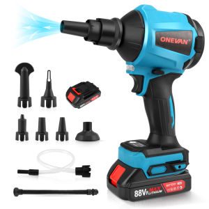 （With Bat-tery）Makita Batt-ery Brush Motor Vacuum Cleaner Household Blower Air Gu-n Dust Gu-n Machine Vacuum Dust Removal Small Household