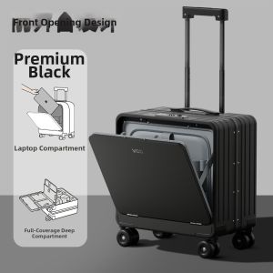 VCC | TSA Lock Front Opening Carry-on Suitcase 18 Inch