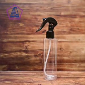 Botol Spray Trigger 200ml Clear / Botol 200ml Bening Triger Model Bebek Pet Plastik Tebal