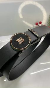 Thắt lưng nam da bò khoá chữ b gạt tự động cao cấp bản dây 35cm