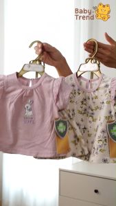 Elegant Kids ชุดเที่ยวเด็กผู้หญิง ชุดเสื้อกางเกงแขนขาสั้น รุ่นAnti-Bac มีไซส์ 0-12 เดือน ลาย ดอกไม้ ลายน่ารักๆ