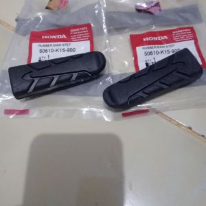 karet footstep depan injekan step depan cb 150r old new cb 150r k15p cb 150x cbr 150r new cbr 150r k45r original honda sepasang