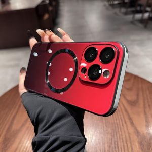 AO.HU | Premium Red Gradient Full-Coverage Shockproof iPhone Case