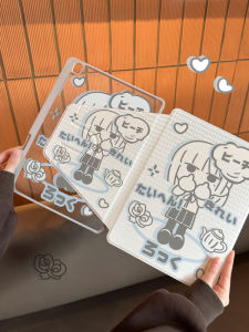 Acrylic 360° Rotating iPad Protective Case for Air5/4 Book Style 10.9 Inch with Pen Slot Mini6/7 Anti-Fall Tablet Hard Shell