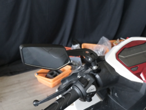 Motorcycle Side Mirror Rearview Mirror HD Adjustable For Universal Motorcycles Scooters E-bikes and Electromobiles