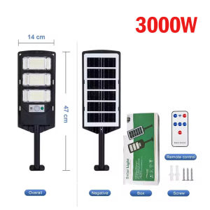 500000LM 4000W LED Solar Light Outdoor Waterproof Solar Lamp Street Light With Motion Sensor Function Garden Courtyard Wall Lamp