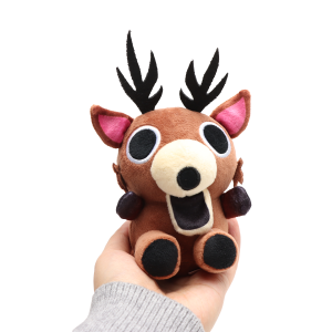 15cm 99 Nights in the Forest Deer Buddy Plush Toys Stuffed Doll Deer Buddy Bag Charm for Kids Game Fans Halloween Christmas Gift