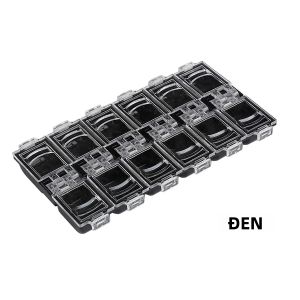 12 Lưới Hộp Bảo Quản Nghệ Thuật Làm Móng Tay Hộp Đựng Trang Sức Ren Hộp Đựng Dụng Cụ Làm Móng Tay Hộp Đen Hồng Trong Suốt Trắng Để Sử Dụng Tại Nhà