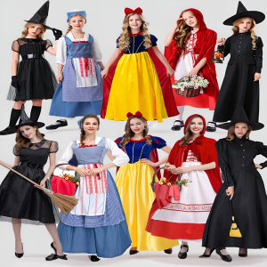 Halloween Costumes Family Witch Snow White Jasmine Aladdin