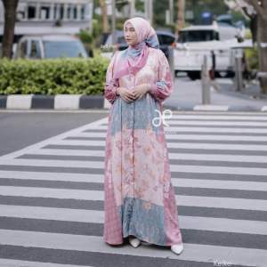 DYN Clothingline Keiko Dress | Gamis Wanita Busui Friendly | Fashion Muslim