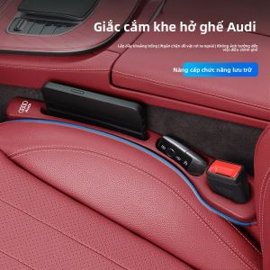 HELLOLEIBOO | Vỏ bọc khe hở ghế xe Audi A4L A6L A7 Q3 Q5L Q7 A3 Chống rò rỉ Trang trí nội thất Ô tô Phụ kiện khe hở ghế xe hơi