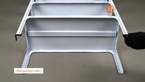 Homedoki Rak penyimpanan multifungsi 5 tingkat/rak penyimpanan gudang/rak penyimpanan dapur