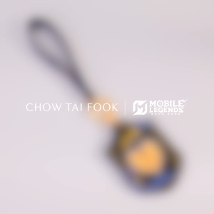 CHOW TAI FOOK 周大福 MLBB ALL STAR 999 Pure Gold Key Chain - R40147