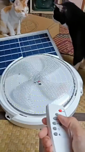 Solar ceiling light  2800W High brightness indoor Solar Light outdoor waterproof Energy saving LED solar lamp