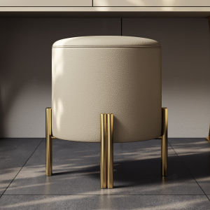 Accessible Luxury Classy Dressing Stool For Home Bedroom Minimalist Modern Dresser Stool Fancy Tea Chair Coffee Table Short Stool