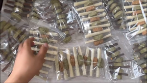 Timothy Grass Cake Papaya Stem Sweet Bamboo Grass Cake Rabbit Chinchilla Hamster Molar Grass Cake