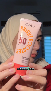 OMG OH MY GLOW UV Barrier Sunscreen SPF 50 PA++++ 60 ml - Sunscreen - Mencerahkan dengan kandungan Serum Vit B3+C+E - Cepat Meresap - Tidak Berminyak