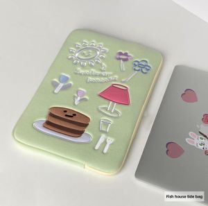 Mazzzzy Cute Handheld File Bag from Korea for 13/15 inch Laptop Tablet 11 Inner Padded Bag for Notebook Computer Accessories