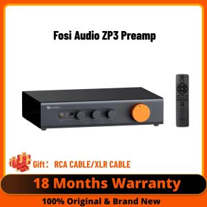 Fosi Audio ZP3 Balanced Preamp with Remote control  3-in/3-out XLR/RCA/SUB OUT Pre Amplifier with HPF High Pass Filter