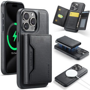 MLZH | Magnetic Charging Case With Wallet for iPhone