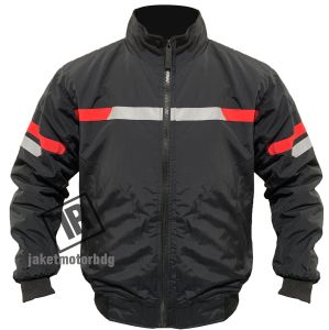 jaketmotorbdg Jaket Motor Bomber Pria Polos