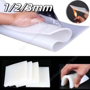 Translucent Silicone Rubber Sheet 1/2/3mm Anti-slip Shock Absorption No Peculiar Smell High Temperature Resistance Silicone Pads